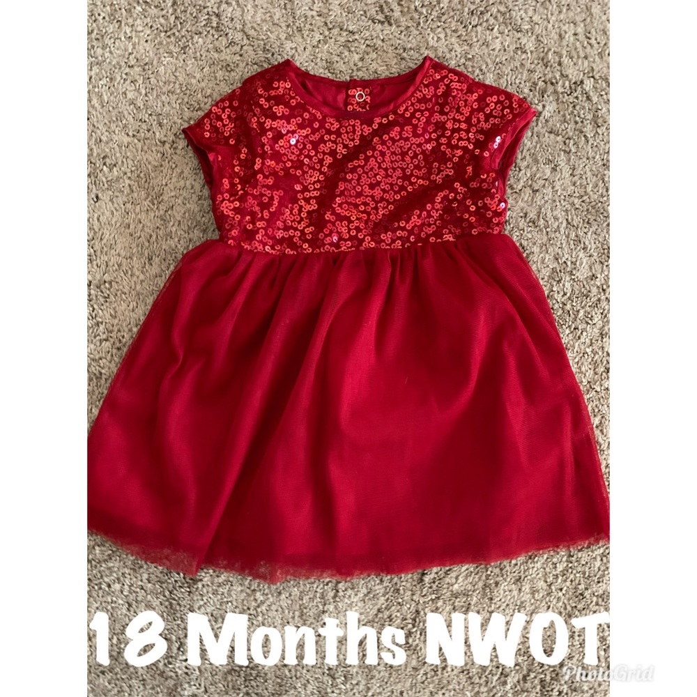 Cat and Jack Red Formal Dress